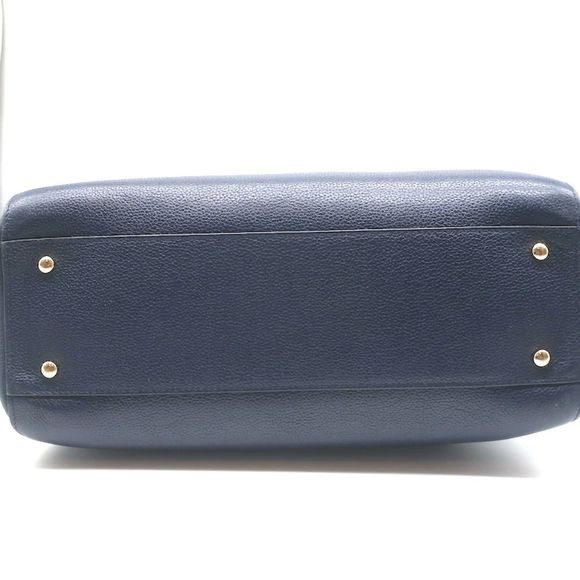 Chanel 17C Neo Executive Small Shopper Tote Navy Leather Shoulder Bag - Picture 7 of 12